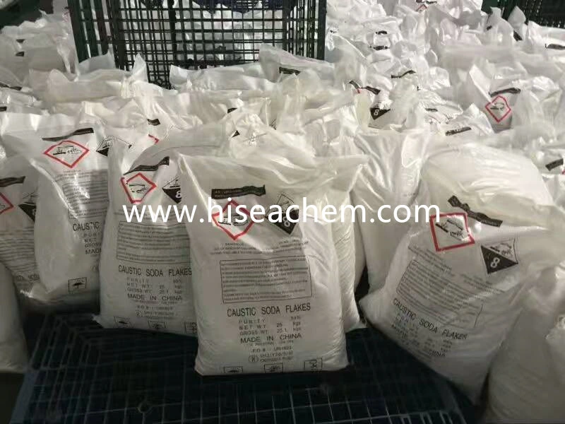 Flake Caustic Soda White Flake Caustic Soda 99%Min Made in China