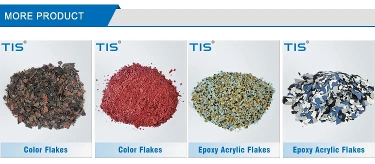 Color Flakes Epoxy Coating for Floor and Wall