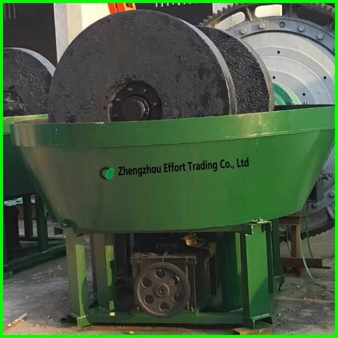 Top Quality Wet Pan Mill, Wet Grinding Mill for Gold Ore Mining