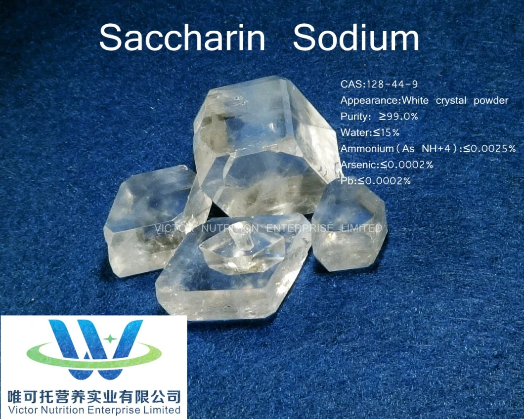 Food Grade Saccharin Sodium CAS: 128-44-9 Sweeteners 4-6 Mesh5-8 Mesh6-10mesh