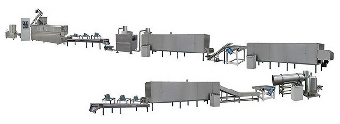 Turnkey Bulked Puffed Breakfast Cereals Corn Flakes Manufacturer Factory Project Processing Line Machine