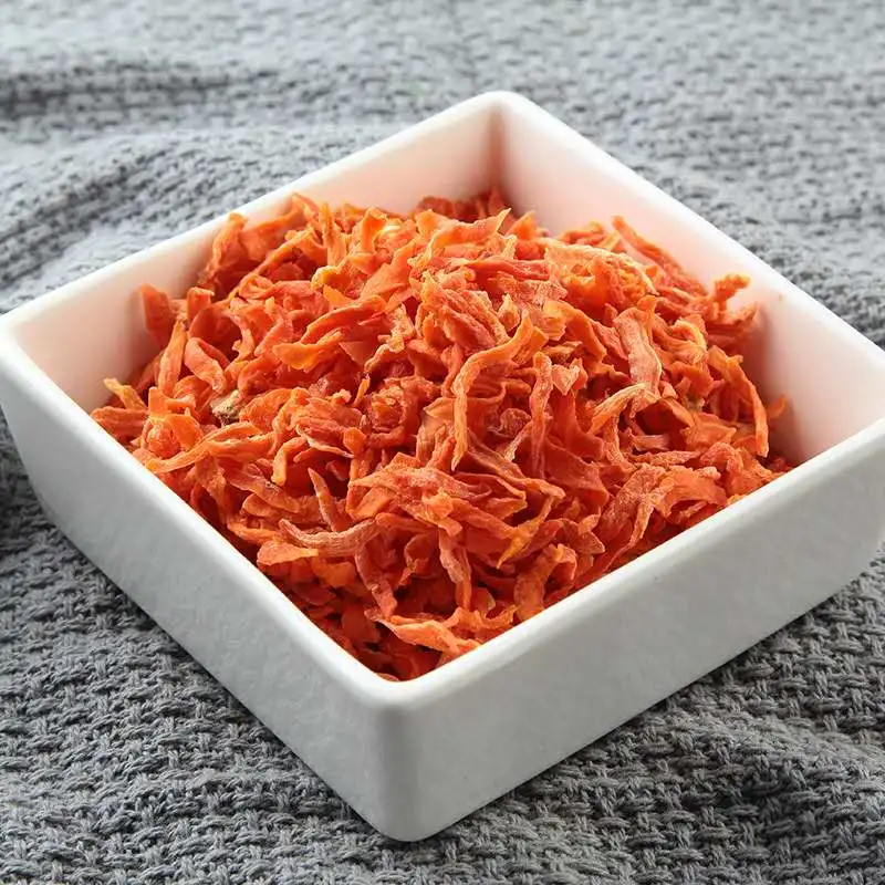 Dehydrated Carrot Round Flakes Cut in Bulk