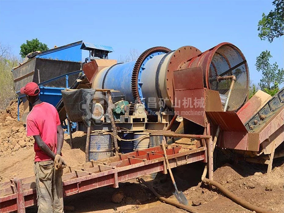 Mineral Processing Gold Washing Plant Small Gold Trommel Screen