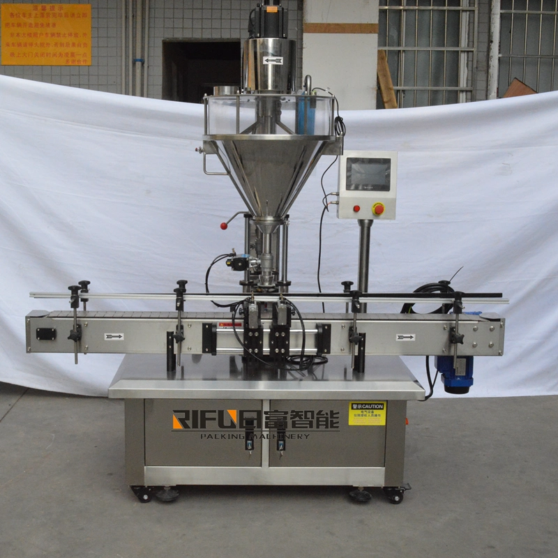 Automatic Screw Filler Disinfection Powder Filling Machine Dry Chemical Powder Auger Filler