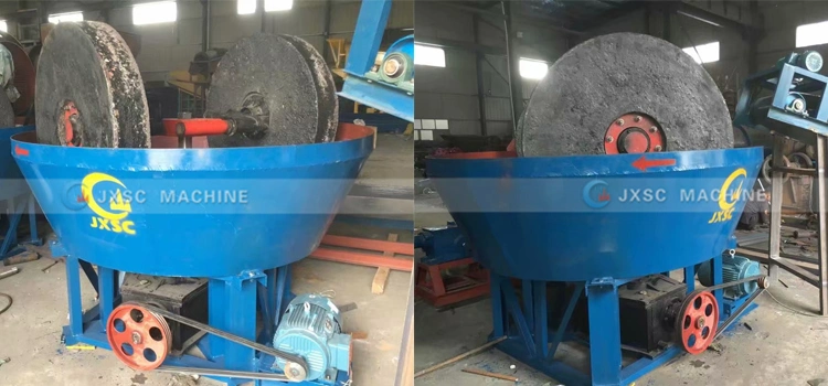 Gold Mining Equipment Grinding Wet Pan Mill Wet Grinding Mill