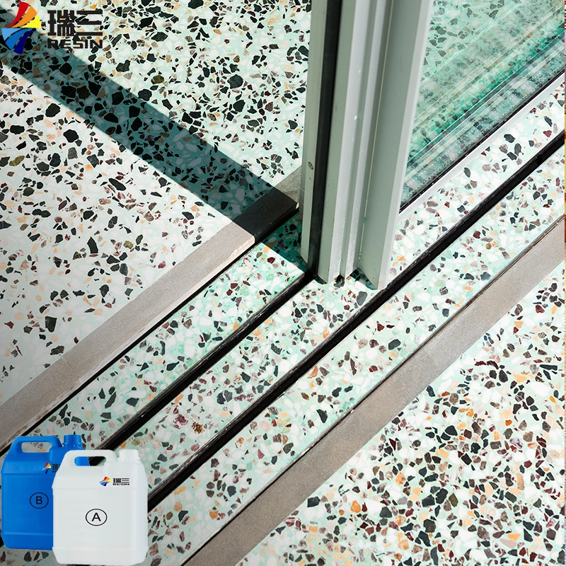 Natural Colored Composite Rock Chips Epoxy Floor Coating Decorative Color Flakes
