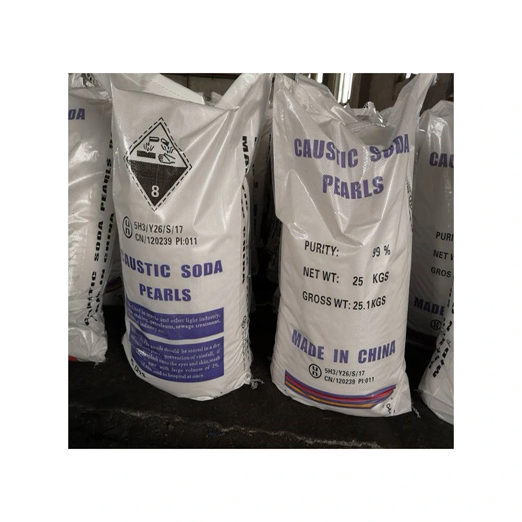 Free Sample Alkali Food Grade Sodium Hydroxide Flakes 99% 98% Flake Caustic Soda 96% Price