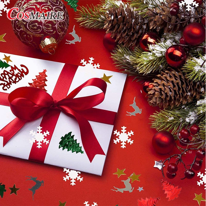 Wholesale Christmas Tree Shspes Glitter Foils Confetti Flake Glitter
