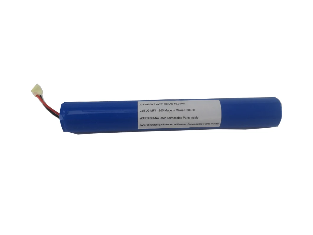 Mica Factory Directly Sale 18650 2s1p 7.4V 2150mAh Lithium Ion Battery Li-ion Battery Pack with CB/UL1642/Un38.3 Certification