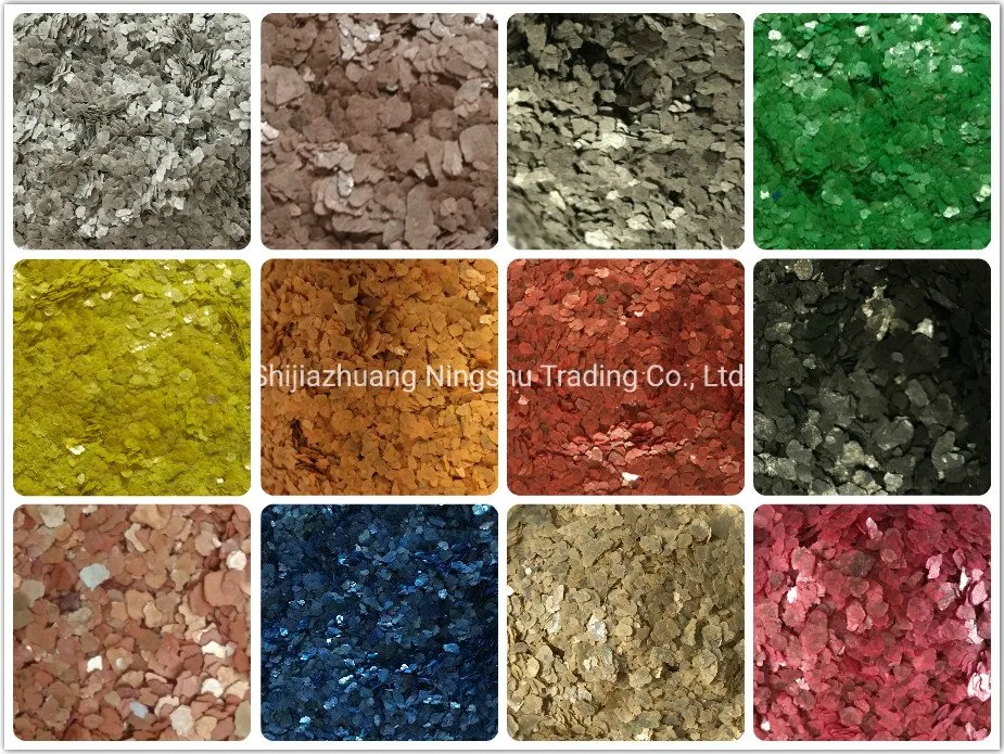 Low Price Colored Mica Flakes Mica Powder Dyed Mica