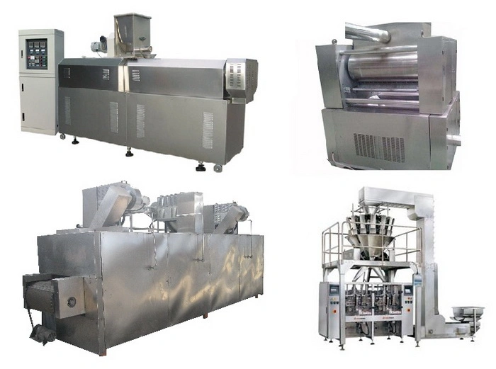 Turnkey Bulked Puffed Breakfast Cereals Corn Flakes Manufacturer Factory Project Processing Line Machine