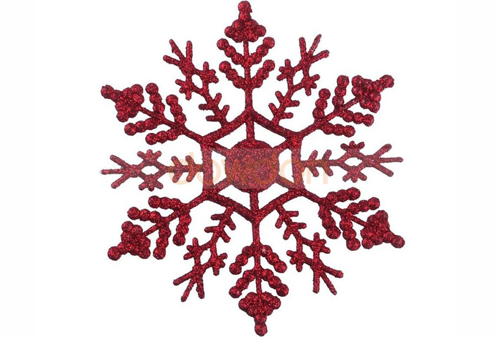 Christmas Snow Flakes White Snowflake Ornaments Holiday Christmas Tree Decortion Festival Party Home Decor
