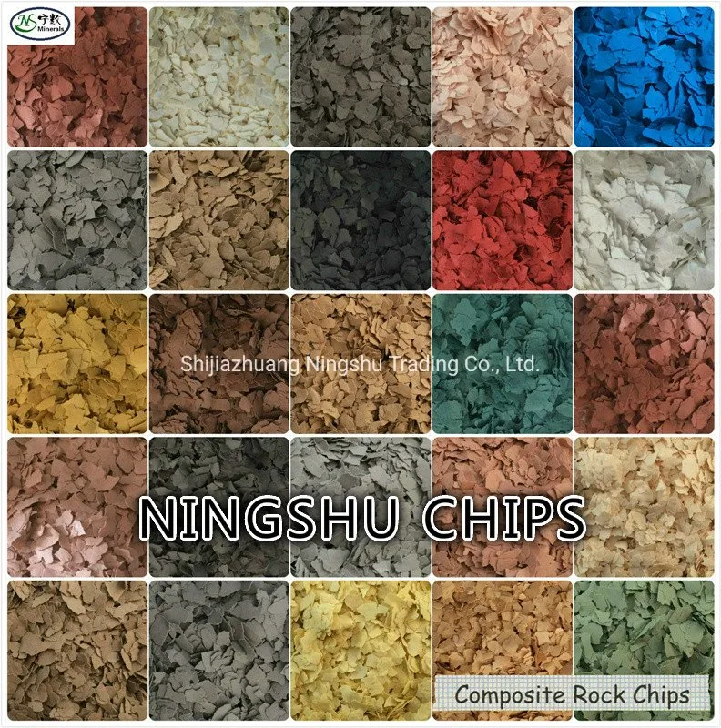 Colorful Paint Chip Liquid Marble Coating Flakes Granite Rock Chip Stone for Exterior Paint
