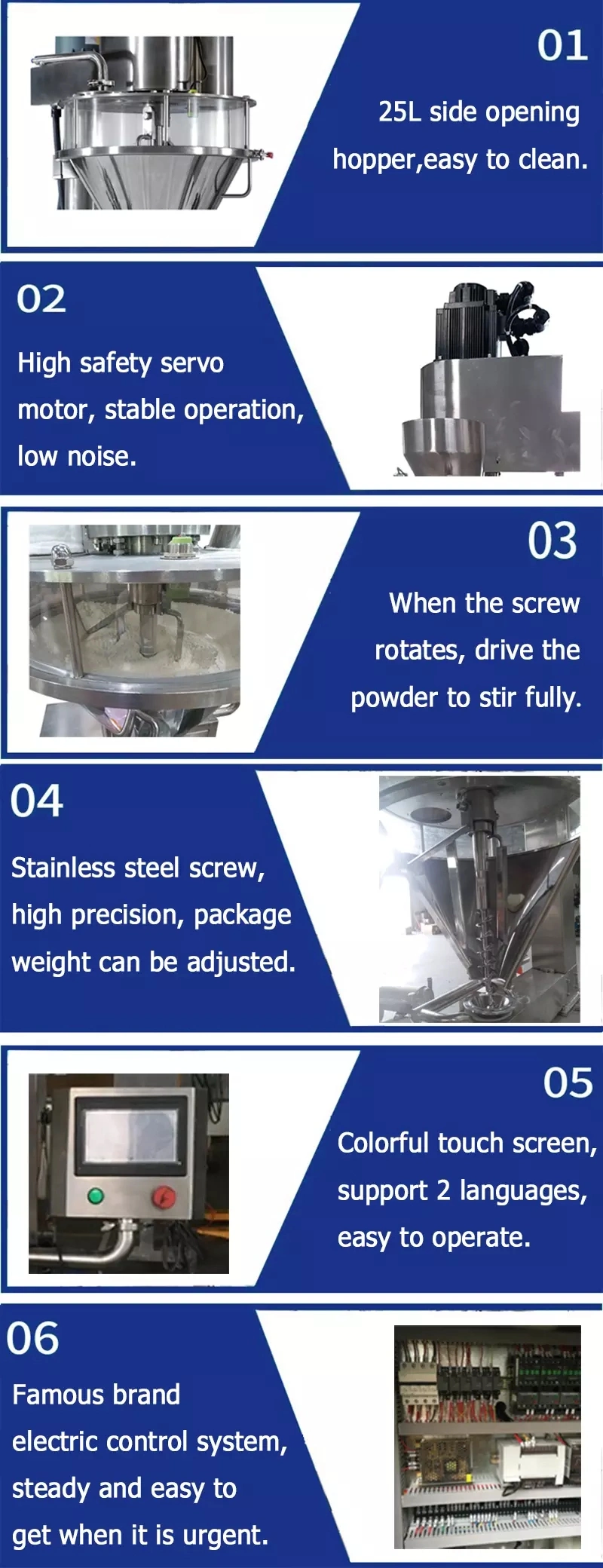 Pouch Filling Machine Automatic Weighing Coffee Powder Packing Machine Small Powder Filling Machine