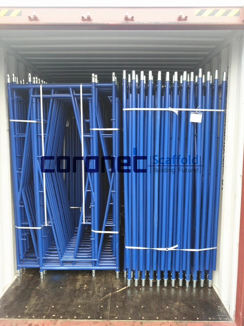 ANSI Certified Building Material Construction Coupler Powder Coated Snap on Guardrail Post Frame System Scaffold