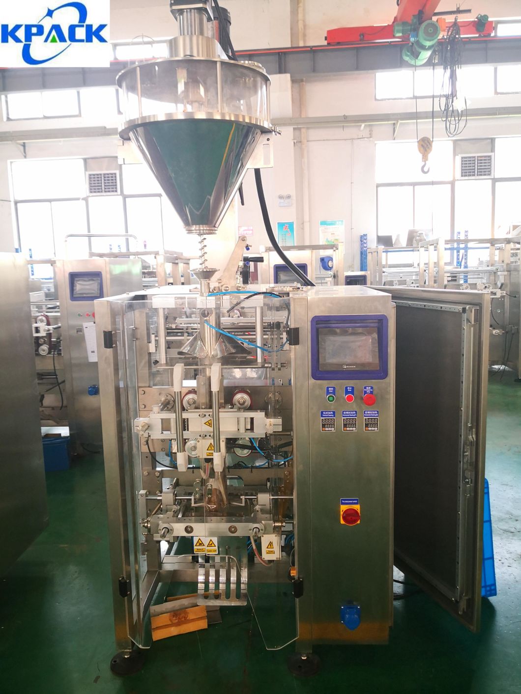 China Manufacturer of Powder Filling Auger Filler for Flavouring Powder Vffs Pouch Filling