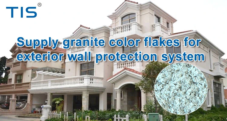 Natural Stone Granite Flake Paint Waterproof Coating Texture Paint