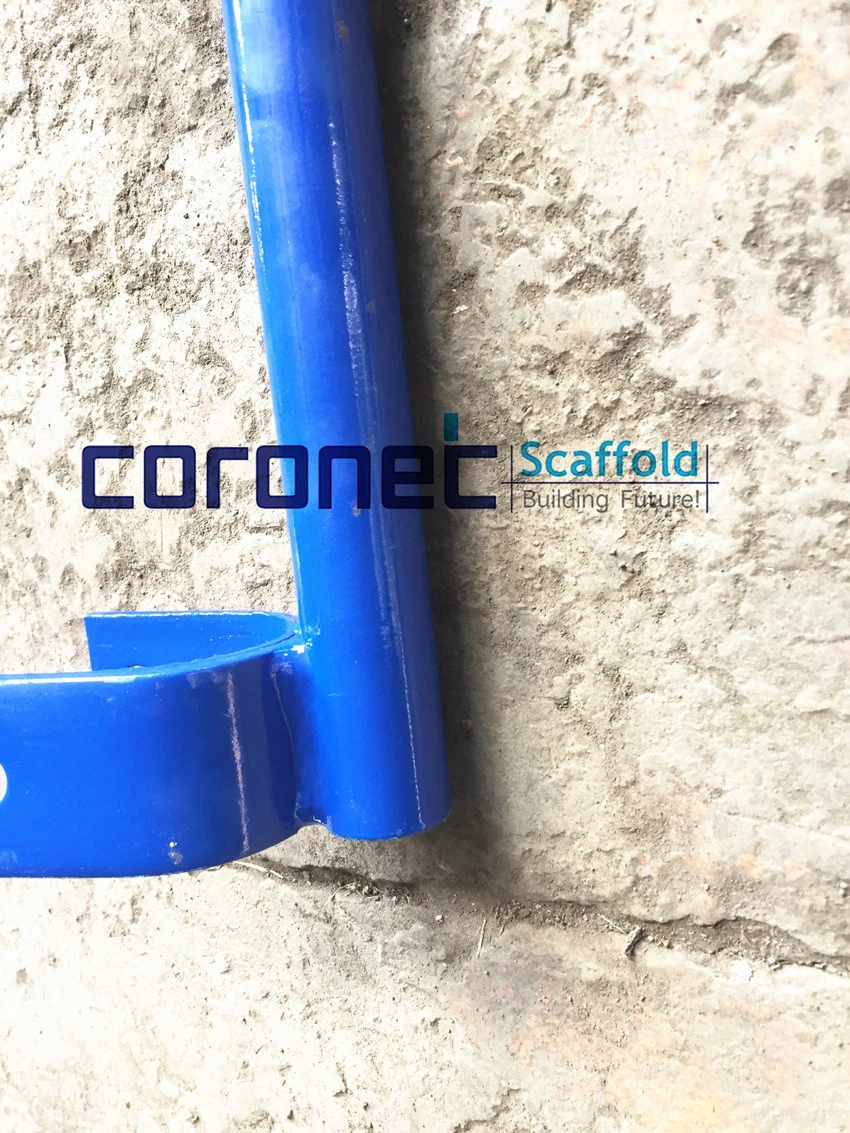 ANSI Certified Building Material Construction Coupler Powder Coated Snap on Guardrail Post Frame System Scaffold