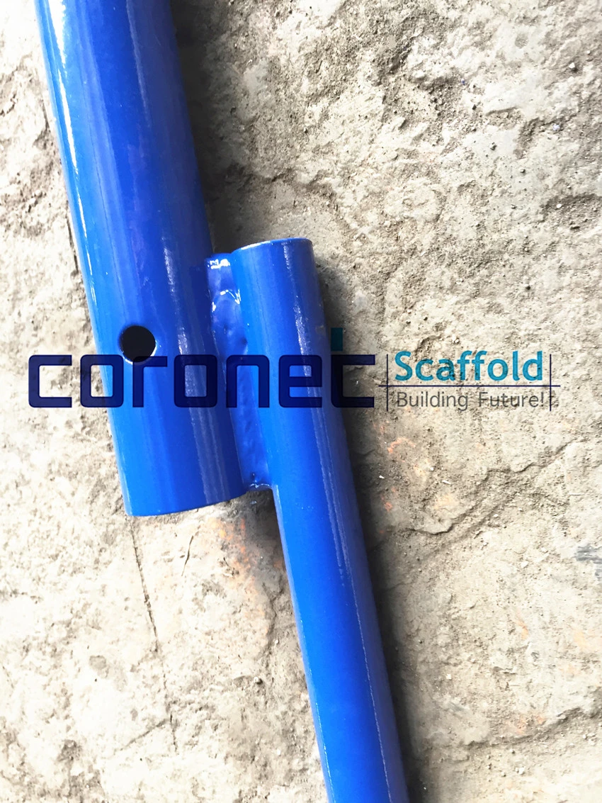 ANSI Certified Building Material Construction Coupler Powder Coated Snap on Guardrail Post Scaffold