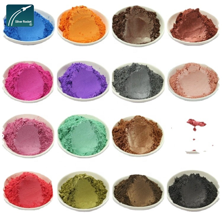 Luxury Cosmetic Recolored Mica Pearl Sparkling Pigment Epoxy Resin Color Pigment Mica Powder