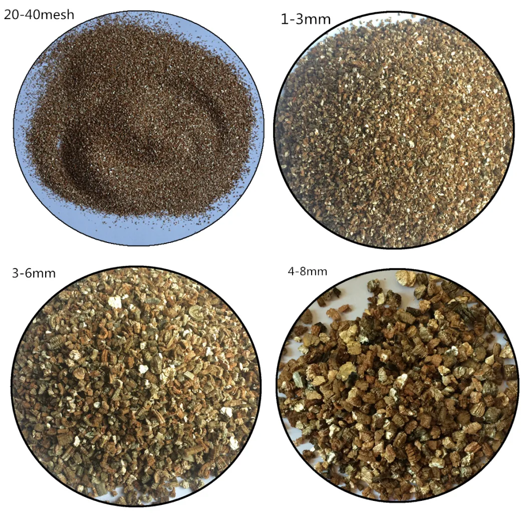 Fireproof Insulation Materials Expanded Vermiculite for Vermiculite Board Fire Protection