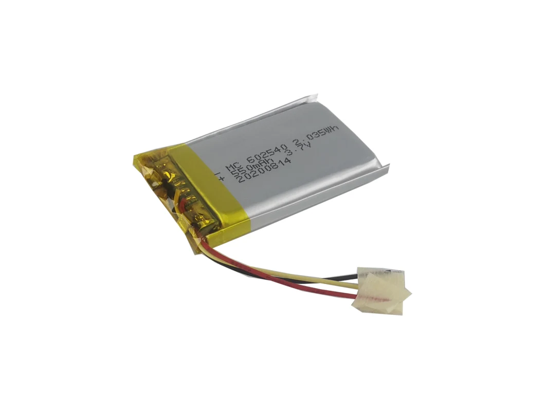 Mica Factory Price 3.7V Mc602540 550mAh Lithium Polymer Battery Li Polymer Battery Pack with PCM