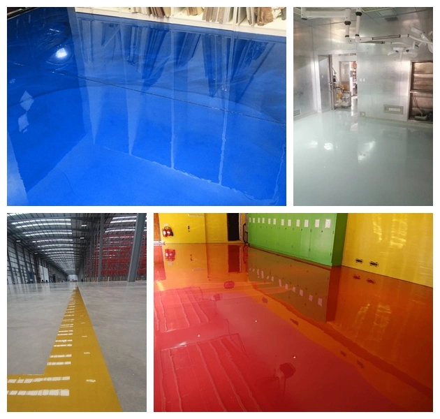 Heat Resistant Epoxy Alida Resin Epoxy Floor Solid Color Flooring Epoxy Resin