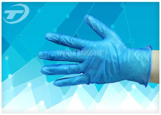 Hot Sale Safety Disposable Blue Heavy Duty Work Examination Nitrile/Vinyl/PVC/Rubber/Latex/ Gloves