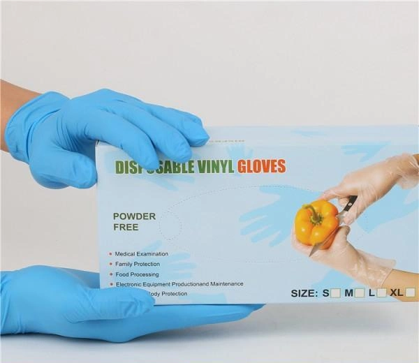 Nitrile Butadiene Gloves Manufacturers Disposable Gloves 100 Pack