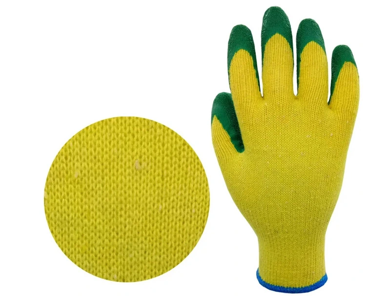 Half Latex Coated Gloves Crinkle Latex Coating Warm Industrial Gloves