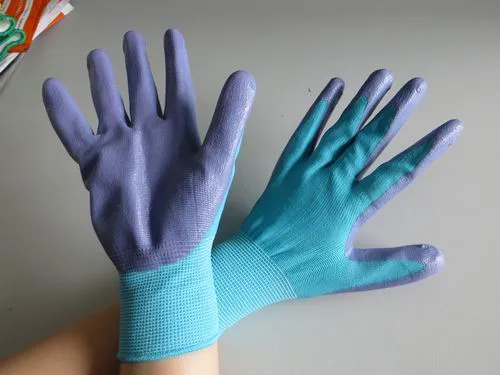 Working Gloves Coated with Latex for Mechanic Car Repair