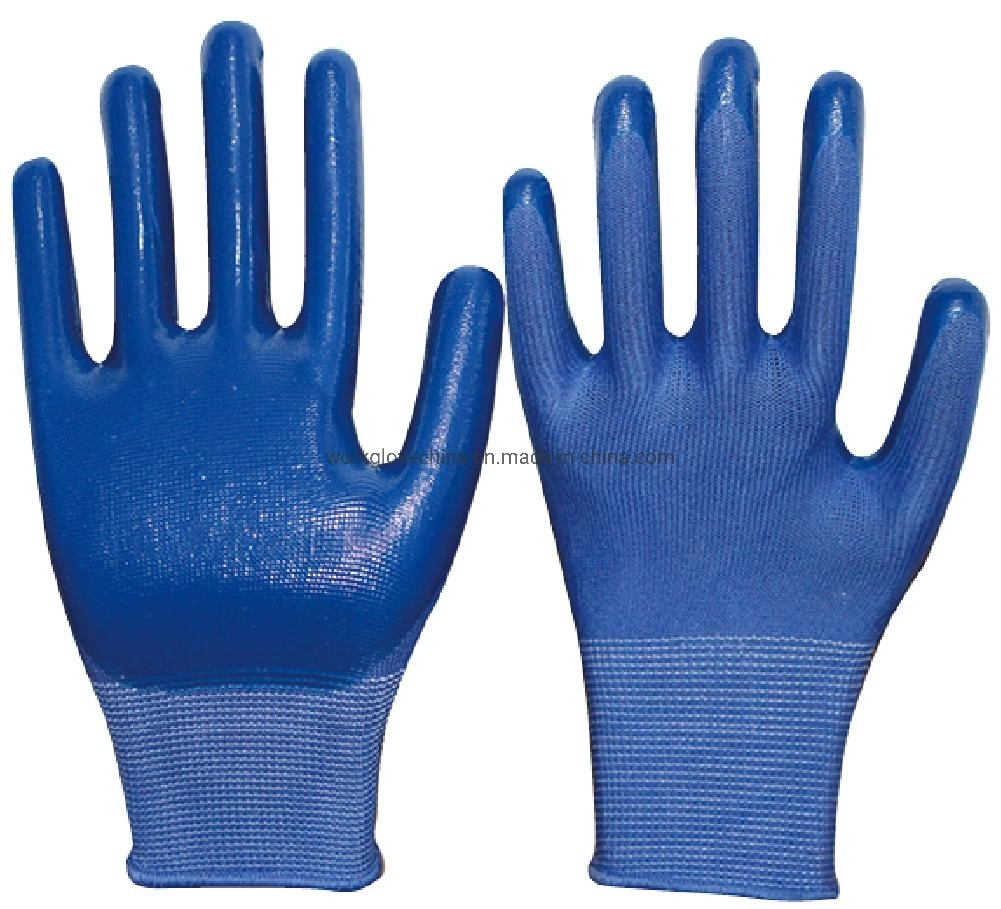 Black Nitrile Coated Glove Puncture Resistant Work Garden Glove Household Cleaning Mechanic Hand Protection Working Gloves