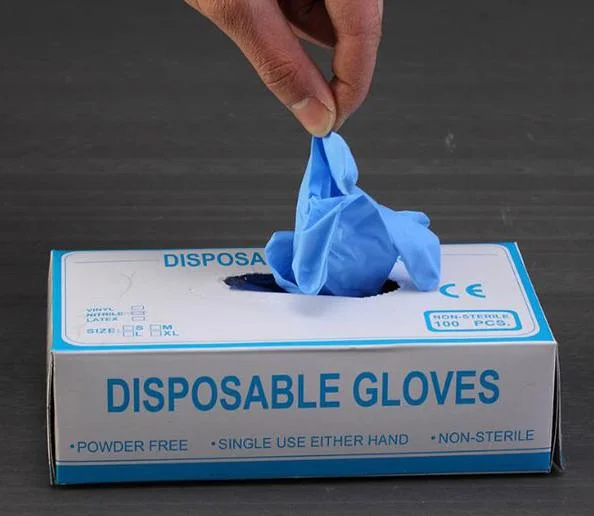 100% Latex Gloves Nitrile Allergy Free Nitrile Working Gloves Disposable Nitrile Gloves PVC Gloves