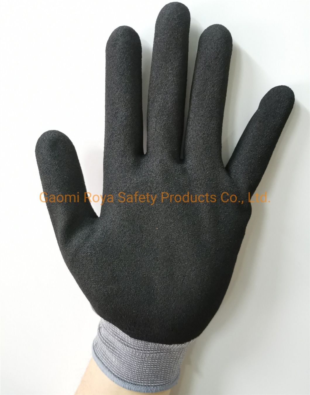 Protect Hand Safety Gloves Nylon Shell Nitrile Coated Work Gloves Industrial Work Gloves