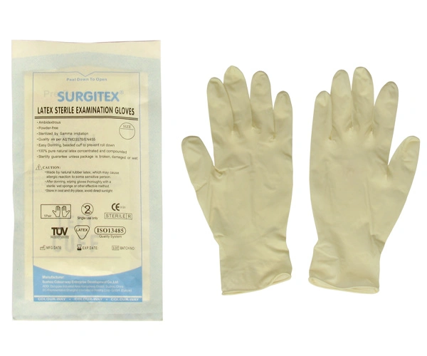 Latex Examination Gloves/Disposable Latex Gloves Medical Consumables