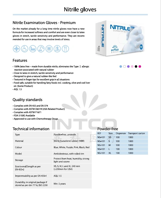 Disposable Rubber Gloves Disposable Clear Vinyl Nitrile Transparent Gloves - 4 Mil, Latex Free