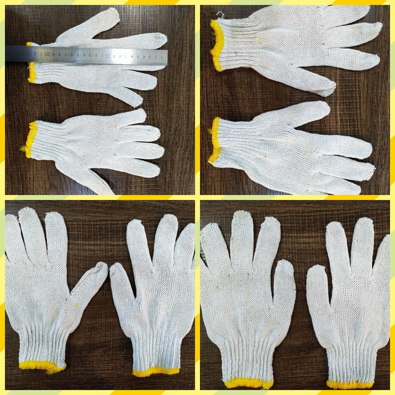 10 Gauge Cotton Work Gloves/Cotton Gloves with Seamless Knitting Safety Glove