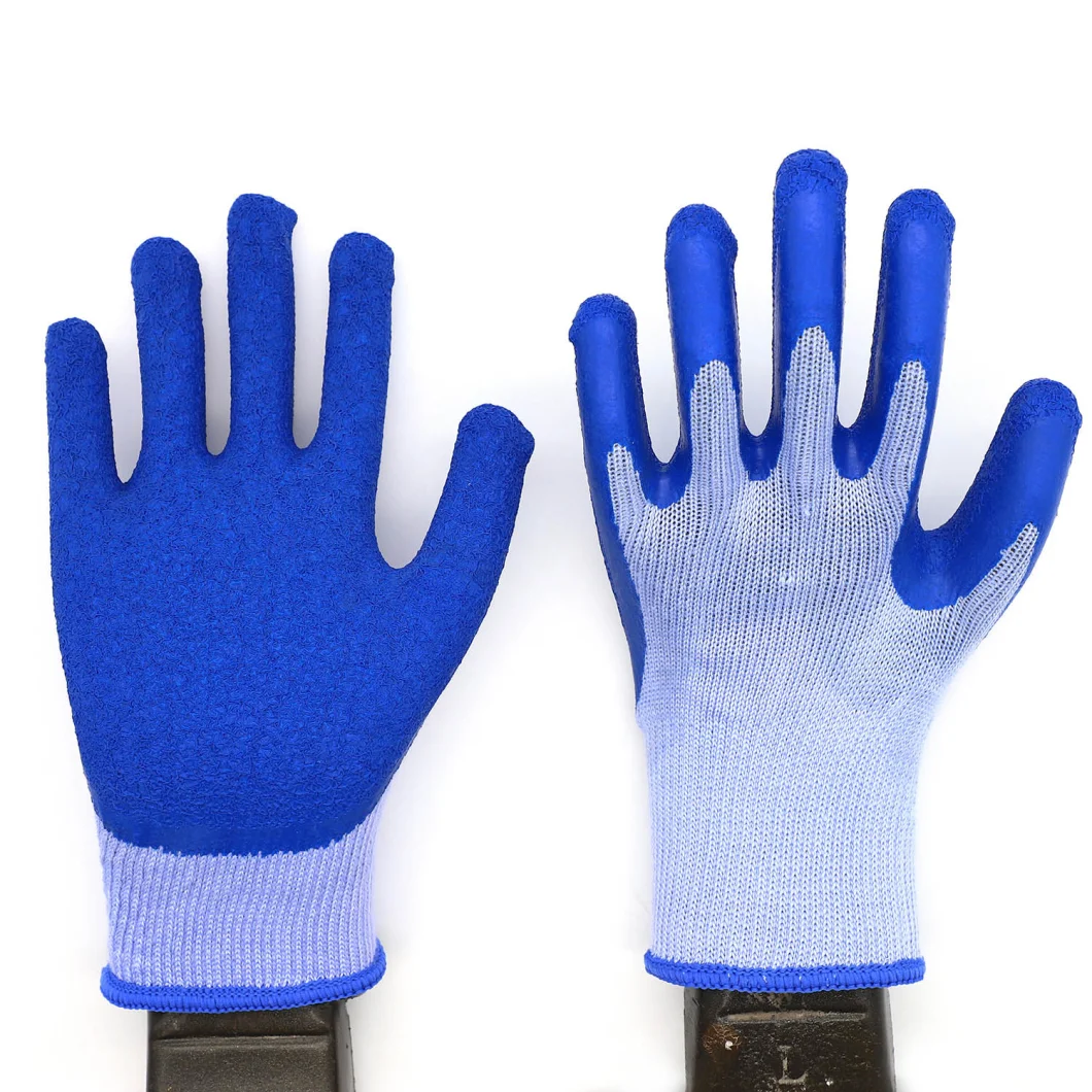 Wear Resistant and Puncture Resistant Working Gloves with Pure Cotton Yarn Impregnated