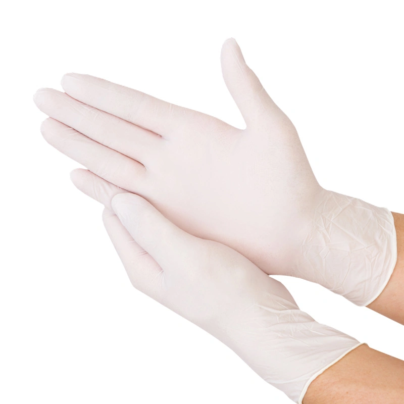 High Quality Powdered Disposable Latex Gloves Manufacturer Cheap Latex Gloves Latex Examination Gloves