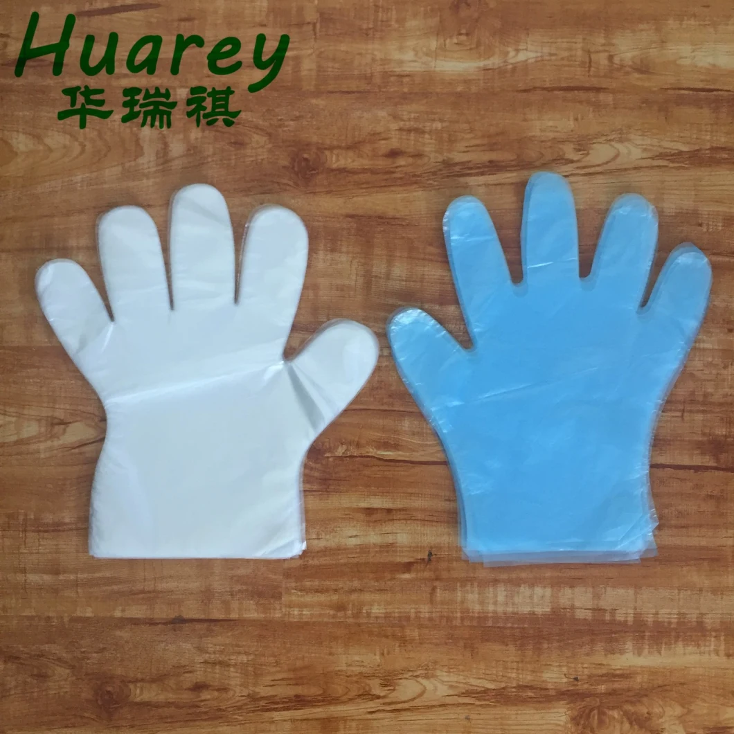 Disposable PE Gloves with Block Size M/L/Export to Europe