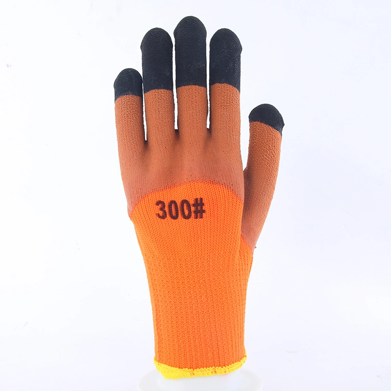 Outdoor Anti-Slip Hand Protection, Work Durable Safety Latex Coated Gloves