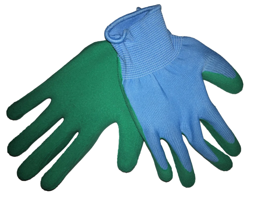 Color Printing Pattern Dipped Coated Gardener Children Labor Protection Gloves