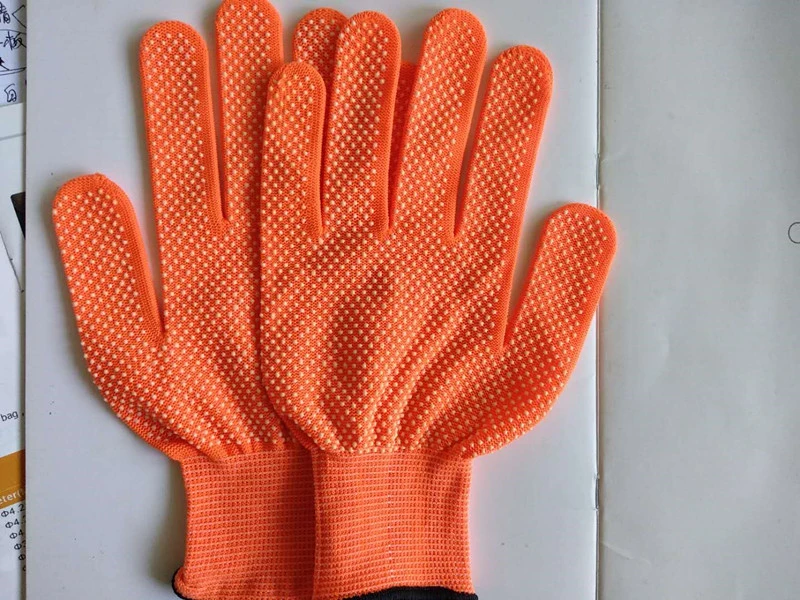 10 Gauge Anti-Slipe PVC Dotted Gloves Cotton Gloves