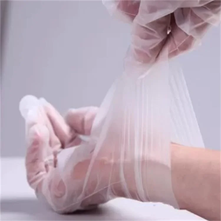 China Factory Household Restaurant Shopping Mall Disposable TPE Gloves