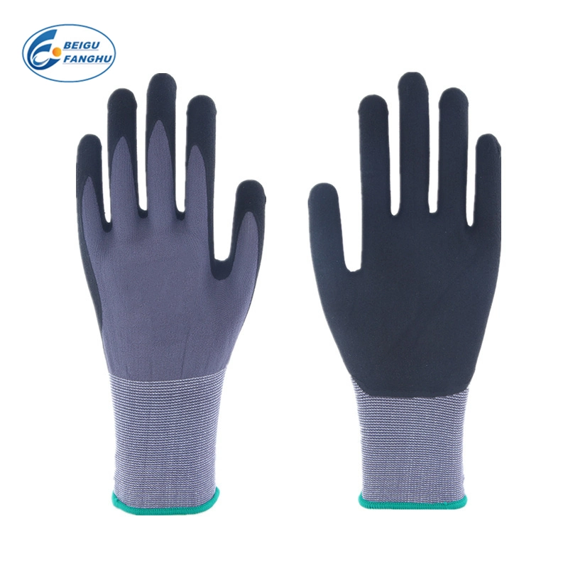 Industrial Safety Hand Protection Durable Work Latex Coated Gloves