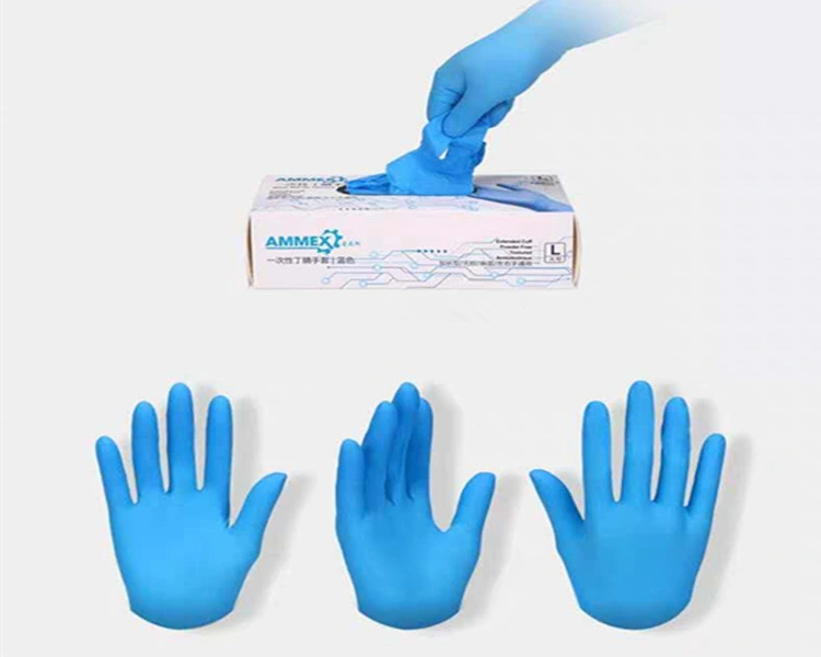 Medical Nitrile Gloves, Disposable Gloves, 100 PCS Powder Free, Latex Free Disposable Exam Gloves