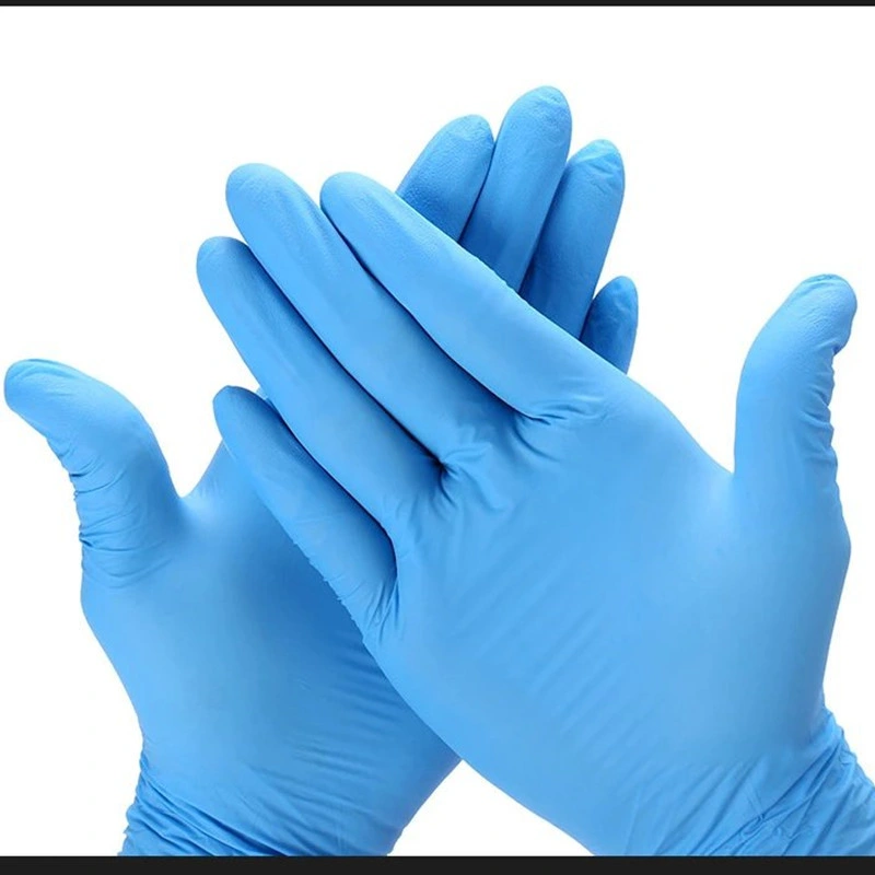 9 Mil 6 Mil Blue Black Nitrile Exam Hand Gloves Examination Use Clean Hands Gloves