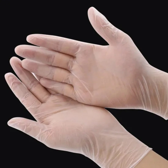 Wholesale Powder Free Non Sterile Latex Vinyl Latex Clear Examination Disposable Gloves
