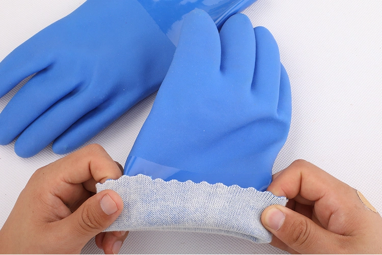 Gloves Chemically Resistant Industrial Gloves for Chemistry PVC Glove