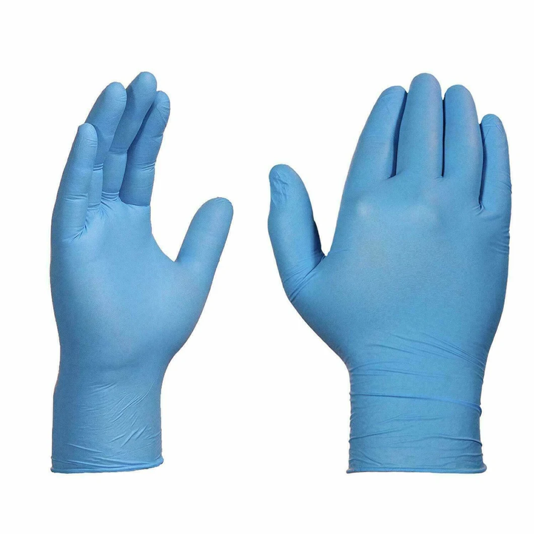 100X Rubber Sterile Gloves Mechanic Nitrile Gloves Latex Free Chemical Refuel